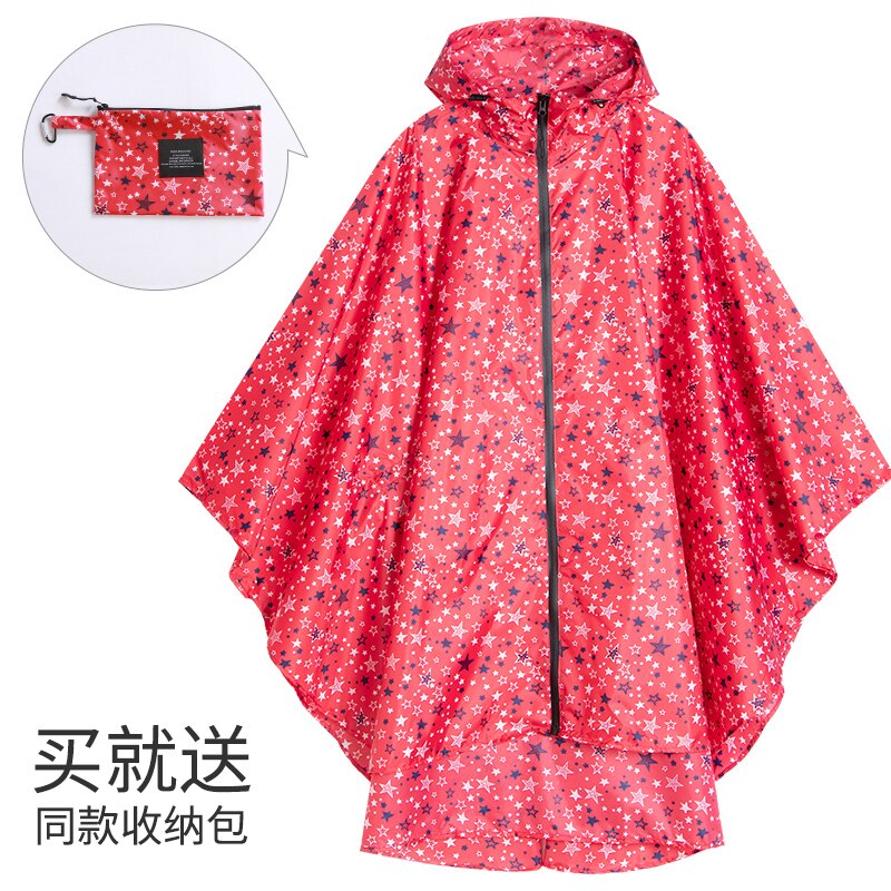 Poncho imperméable à capuche avec fermeture éclair pour femme, veste de pluie,