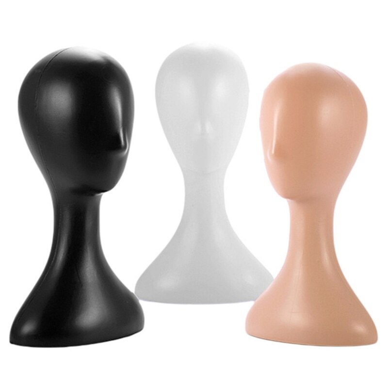 Lady high plastic head wig head female model head