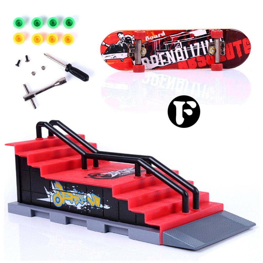 Skate Park Ramp Parts for Fingerboard Finger Board Ultimate Parks Ramp (F Style)