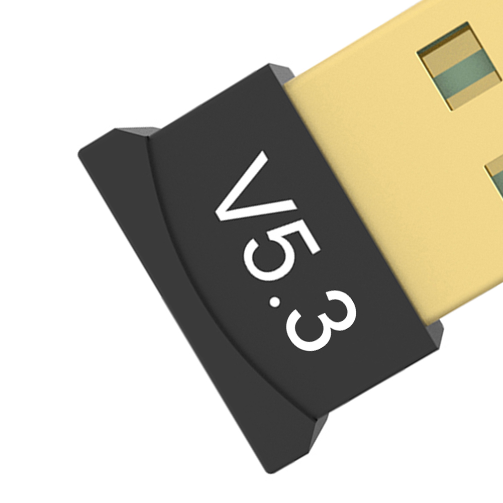 USB Bluetooth-Compatible 5.3/5.1 Adapter Support Windows 11/10/8.1 Music Receiver Adapter for Computer PC Laptop Earphone