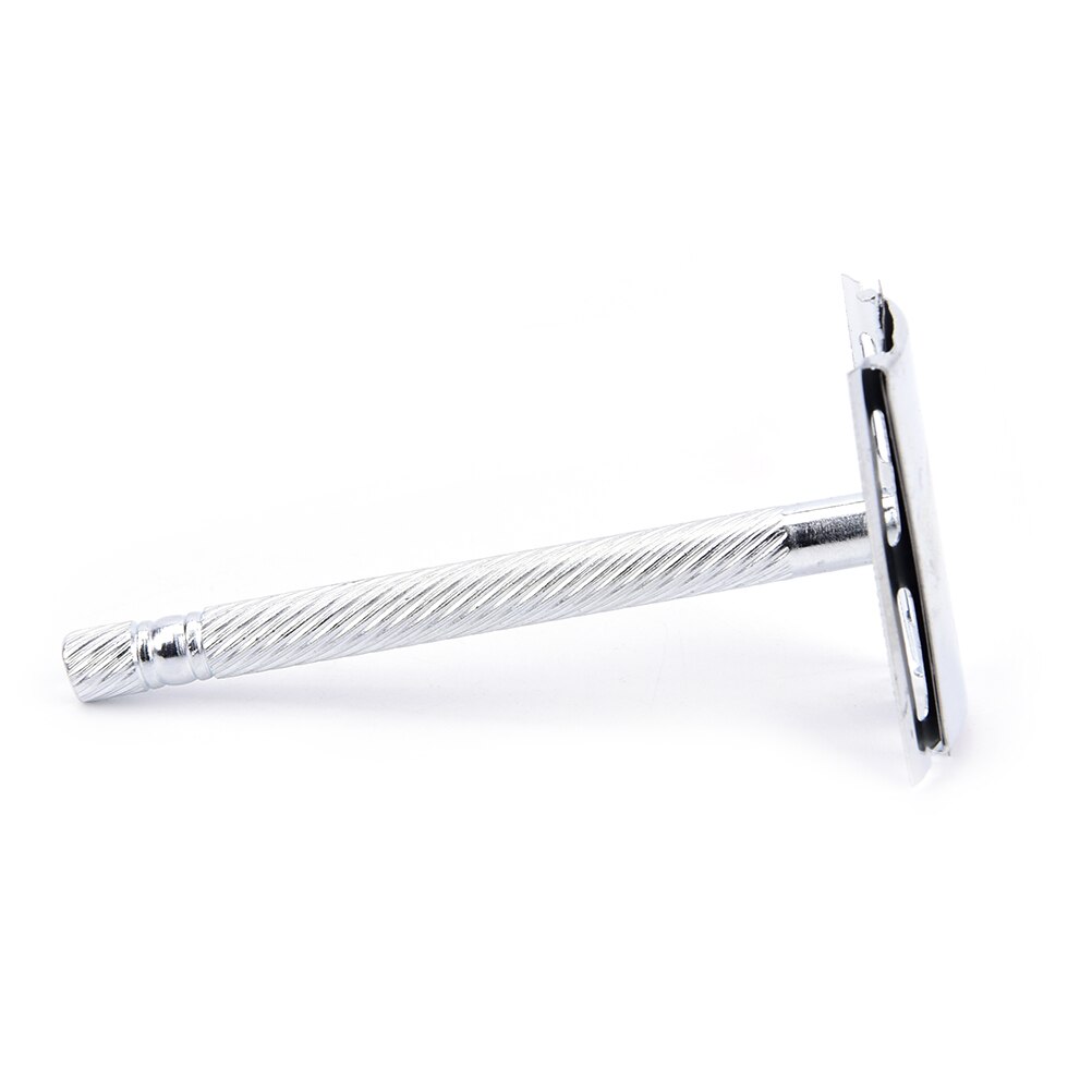 Practical Safety Men Double Edge Blade Shaving Hair Razor Shaver 2 Blades Old-Style