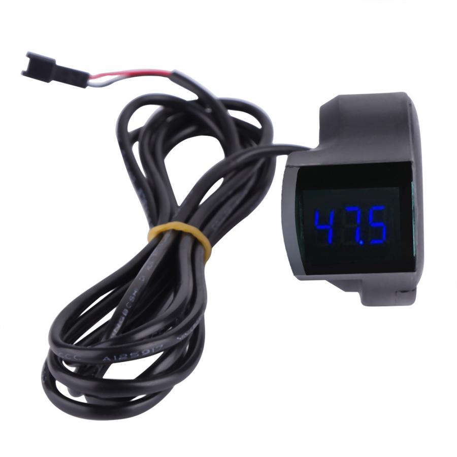 Elektrische Bike Voltage Display Fietsstuur Voltmeter voor Scooter Elektrische Scooter Accessoires