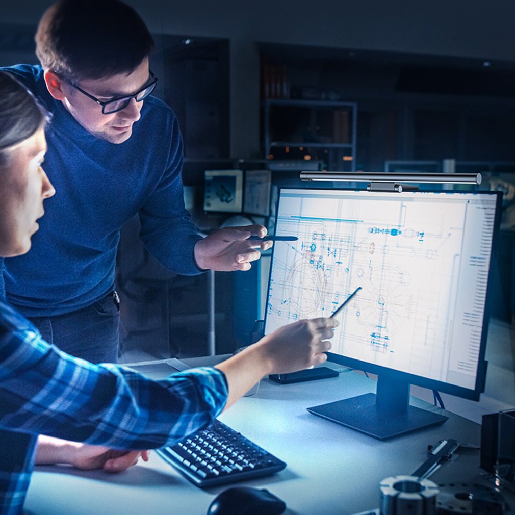 LED Computer Monitor Screen Hanging Light Durable Eye Protection Office Non-Flashing practical Monitor Light