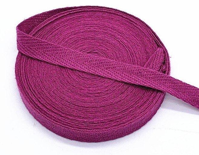 Ruban en coton 50yards de largeur 2cm, accessoires pour vêtements, nouvelle ceinture en coton à chevrons, ruban de couleur 3: 018