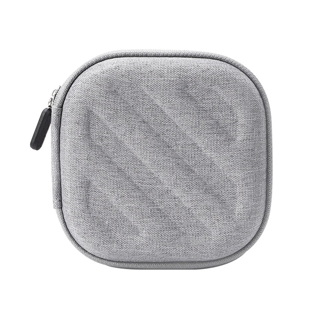 Oortelefoon Kabel Oordopjes Storage Hard Case Key Coin Zakken Draagbare Rits Hoofdtelefoon Draad Digitale Gadget Mannen Reistas: Grijs