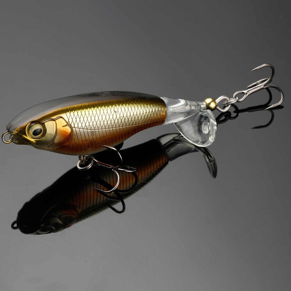 BOTE 70mm 85mm Whopper Plopper Schwimm Rotierenden Schwanz Künstliche Harten Köder Angeln Lockt 5,8g 10,5g Harte köder Bass Lockt: D / 85mm