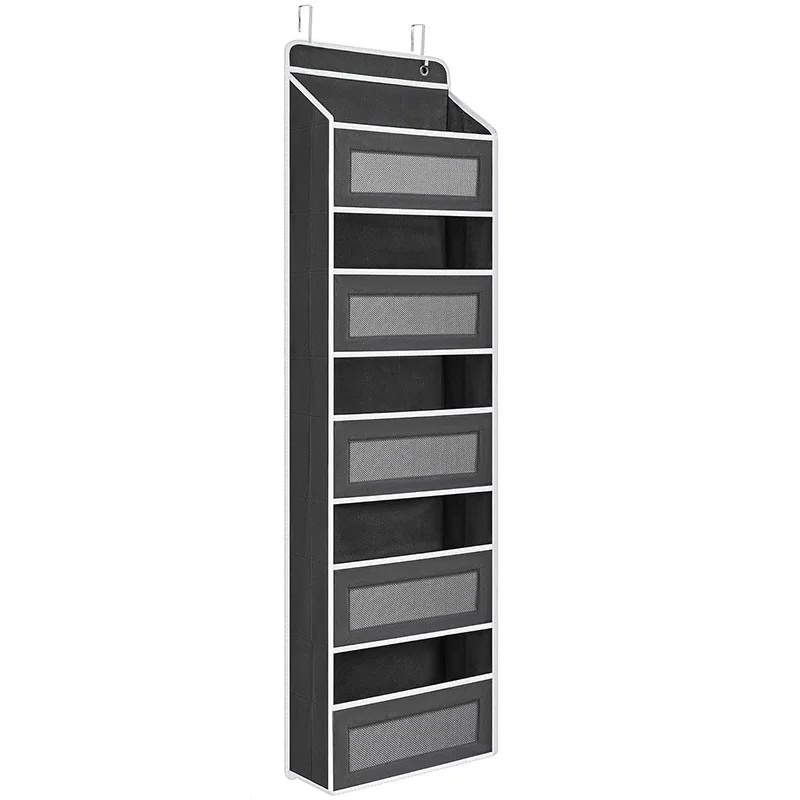 Hängende Aufbewahrungstasche für die Türrückseite, Wandmontage, Handy-Organizer, Baby-Bett-BHs, hängende Aufbewahrungstasche, gebündelte Tasche/Seil-Tasche: Rosa