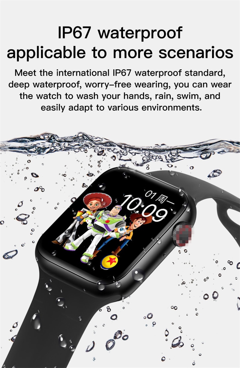 Iwo 10 t500 + relógio inteligente tela de 1.75 polegada freqüência cardíaca pressão arterial esportes rastreador fitness smartwatch para android ios telefone relógio