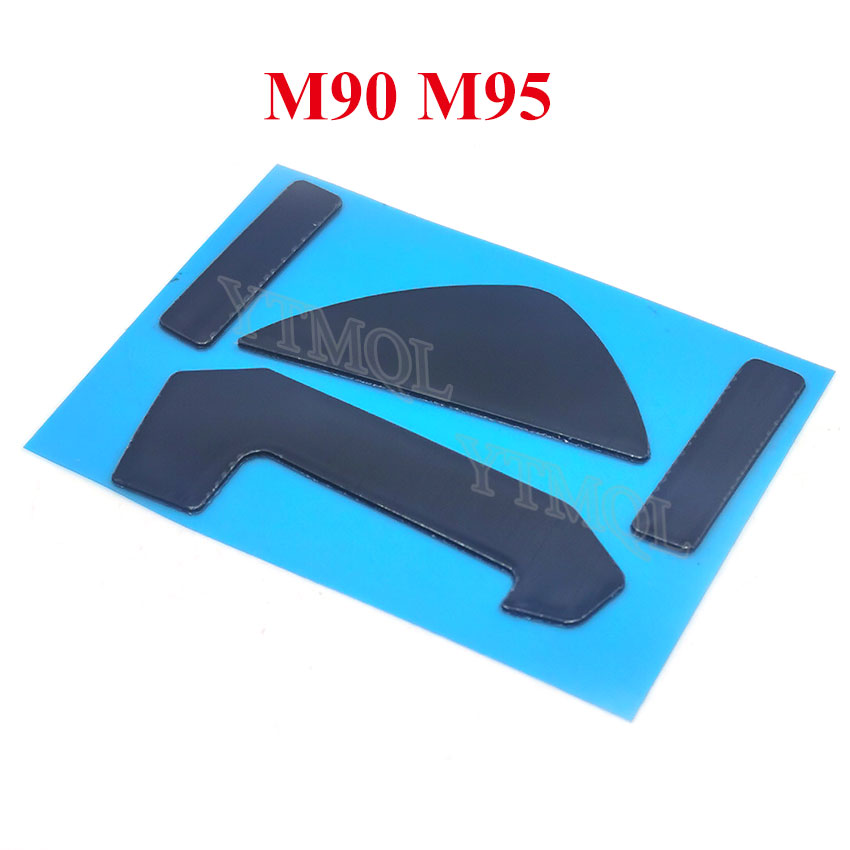 2 juegos de patines de pies de ratón para Corsair M65 M40 M90 M95 NIGHTSWORD KATAR SABRE SCIMITAR HARPOON GLAIVE Pro, conector deslizante para ratones: Naranja