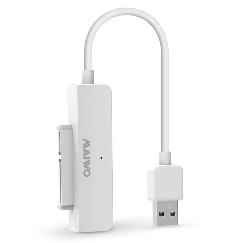 MAIWO 2.5'' HDD Enclosure SATA to USB3.0 External Hard Drive Case 5Gbps HDD SSD Hard Drive Enclosure Support UASP for PC Laptop: Gold
