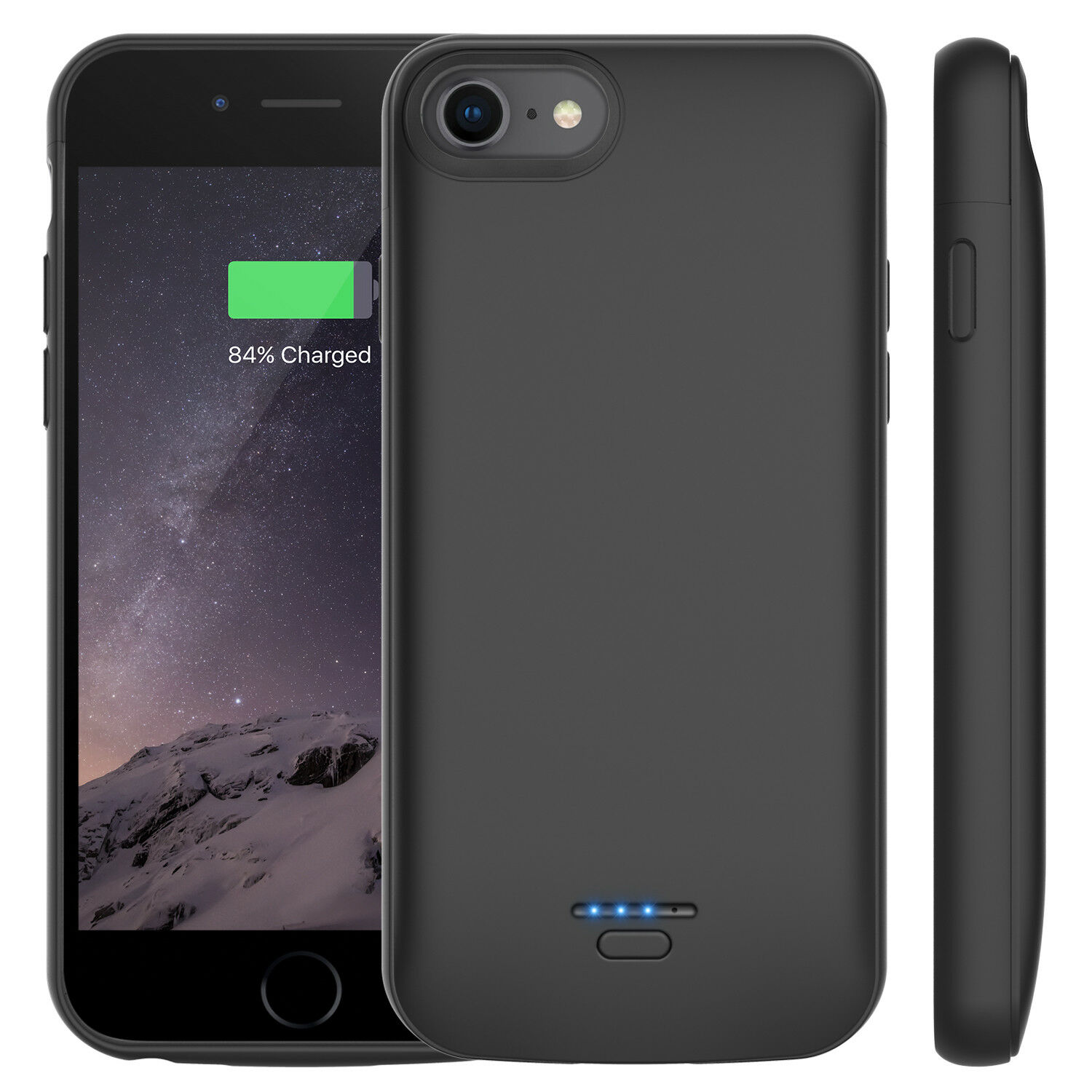 4000mAh For iPhone 6 6s 7 8 External Battery Charging Case Protable Smart Power Bank Charger Protect Cover