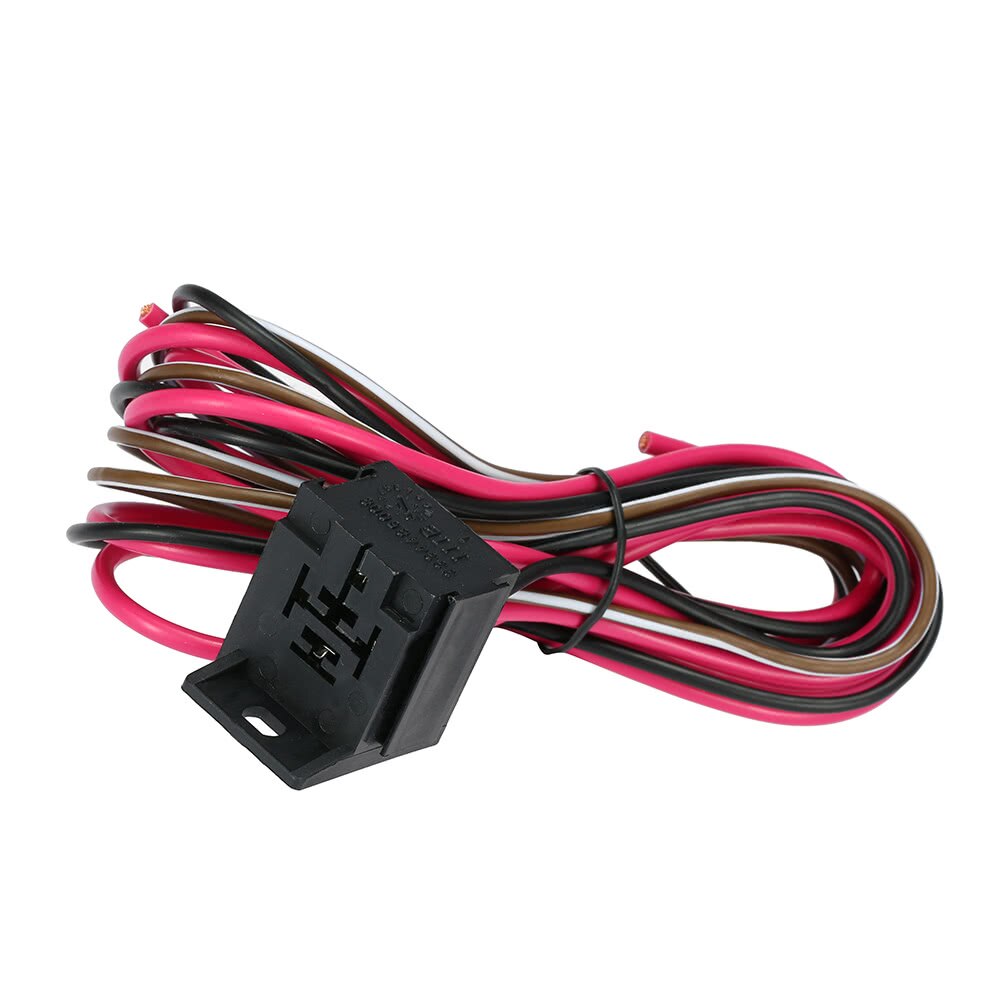 12V 50A automotive cooling fan controller electronic temperature control car thermostat Wiring Install Kit 185/170 Degree