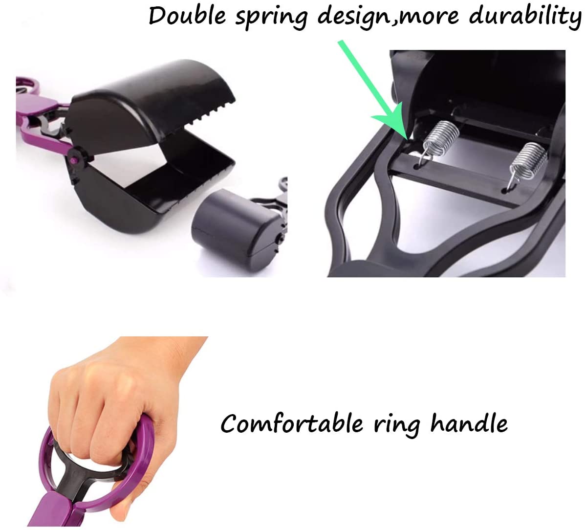 Pet Dog Poop Scooper Dispenser Travel Pooper Scooper Poop Scoop Clean Animal Waste Picker Cleaning Tools Pet Products