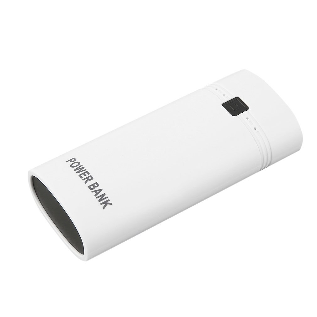 5600mAh Caso Banco de Potência Kit 2x18650 Shell Caixa De Banco Do Poder de Bateria Portátil com Saída USB & Indicador para o iphone sem Bateria