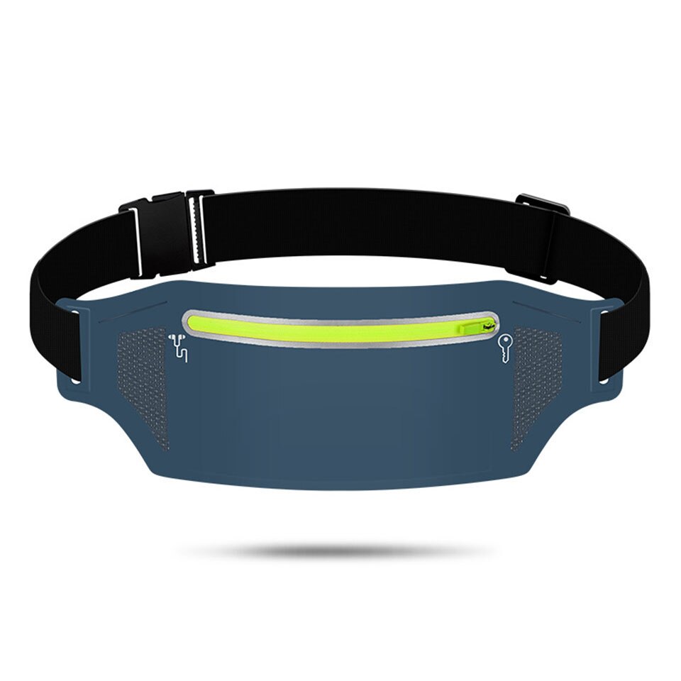 Trail Running Bag Waterproof Running Waist Bag Reflective Fanny Pack Men Women Jogging Marathon Belt bag Gym Fitness Bag: Type A Gray