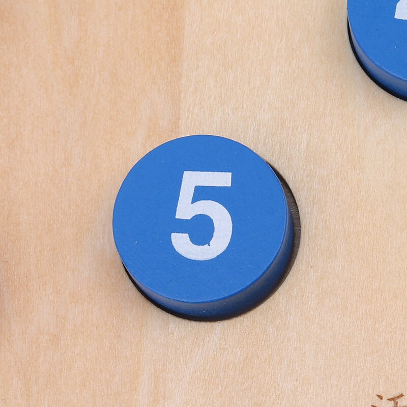 Kinderen Mentale Ontwikkeling Speelgoed Houten 12 Dot Klok Speelgoed Baby Kleurrijke Digitale Geometrie Educatief Math Speelgoed