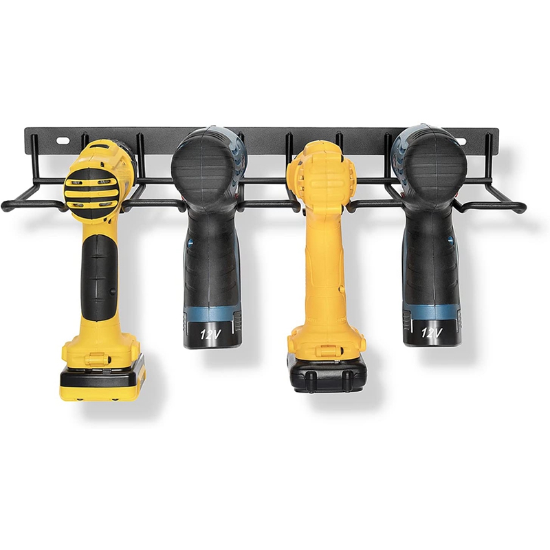 Power Tool Organizer Drill Storage Rack Shelf Wall Mounted Heavy Duty Power Drill Holder For Drill Charging Station