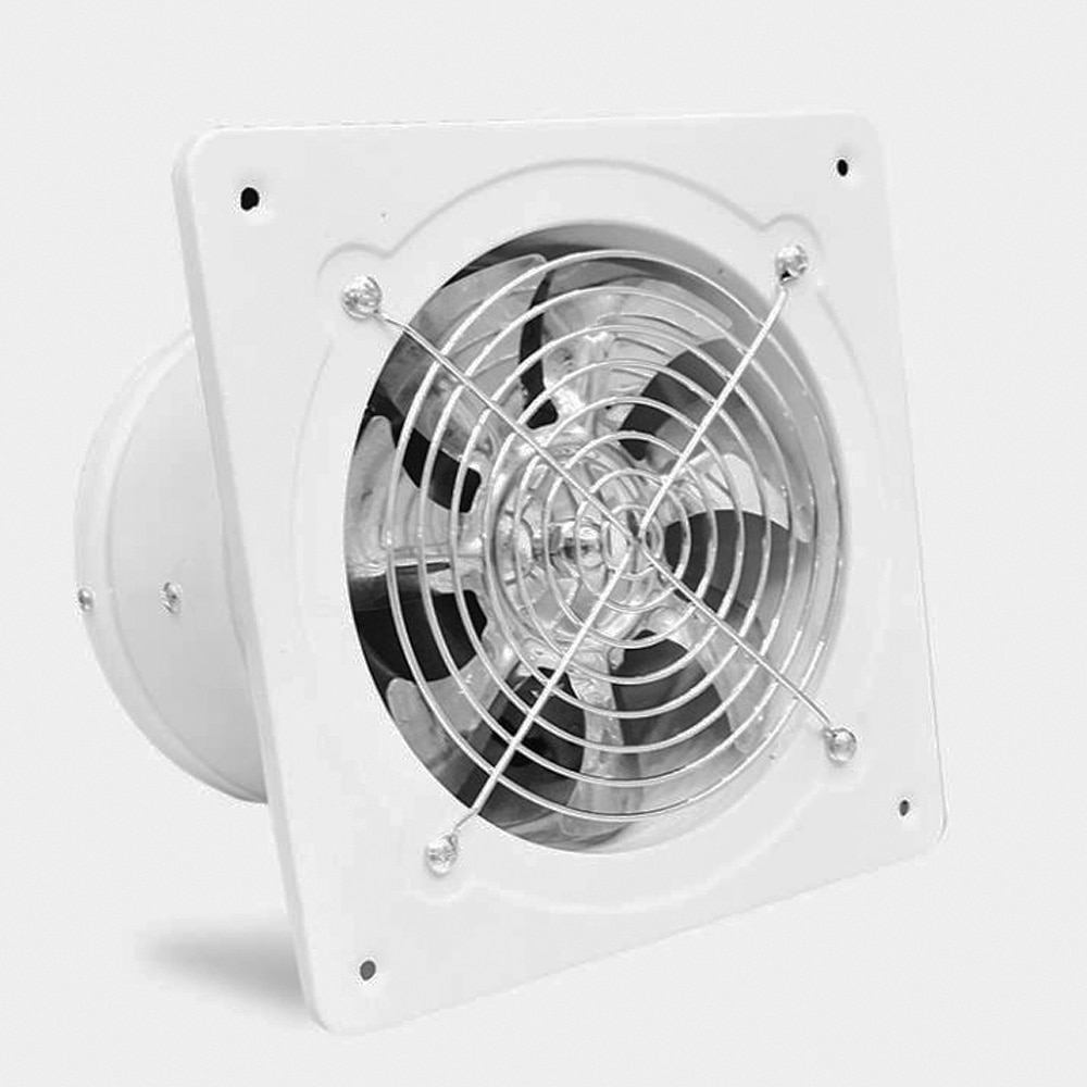 6 Inch wall mounted axial flow fan high speed kitchen range hood home exhaust fan