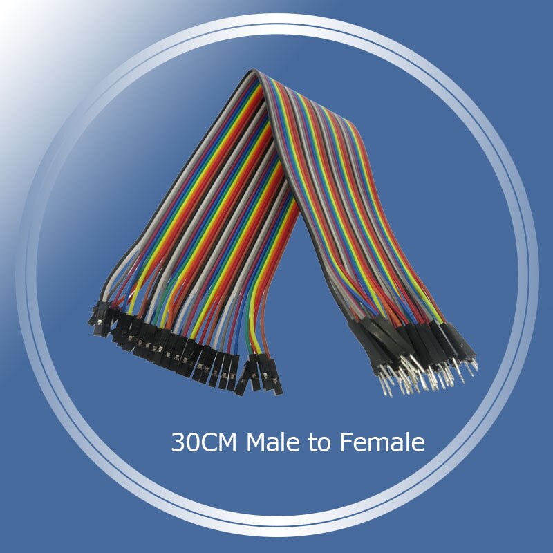 40- pins dupont-lijn 1p-1p 10cm/20cm/30cm mannelijke naar mannelijke jumperdraad vrouwelijk naar vrouwelijk dupont-kabel voor arduino-breadboard-doe-het-zelfkit