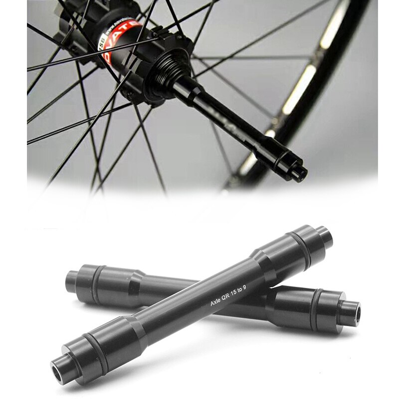 Fiets Front Hub Aluminium Barrel As Quick Release 15Mm Tot 9Mm Mtb Road Fiets Steekas Conversie front Adapter