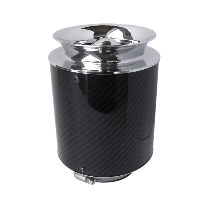 Spsld Universele Interface Luchtfilters Carbon Fiber Air Filter Hoge Prestaties Cold Air Intake Filter Racing Car Air Filter76MM