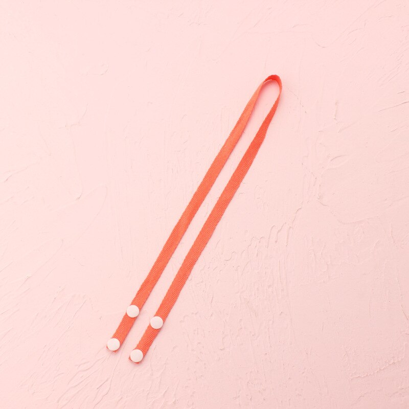 Cuerda colgante para mascarilla, cordón de Color sólido para máscara facial, soporte de cadena sin huellas para colgar en la oreja, para exteriores, para niños y adultos: 11