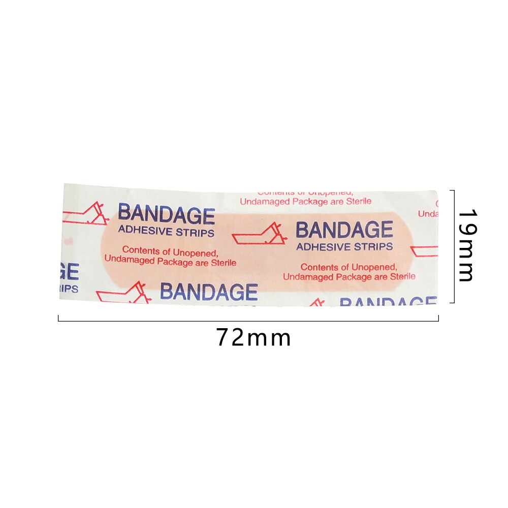 20/40/60/100 stk bandage hjælper vandtæt åndbar pude klæbende plaster sår hæmostase klistermærke band førstehjælp bandage