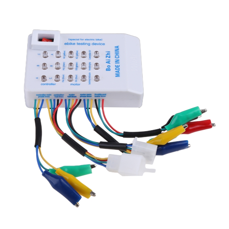 E-Bike Tester 24V 36V 48V 60V 72V Brushless Motor Controller Tester Electric Car Accessories