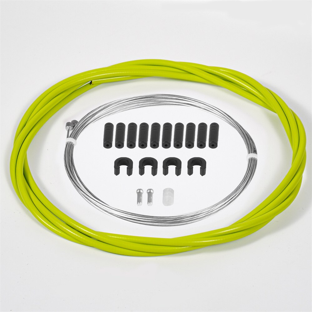 CNC Bike Shift Cable Housing Kit Bicycle Shifter Cable For Shimano Sram Derailleur Mountain Road Bike Shift Cables: Green