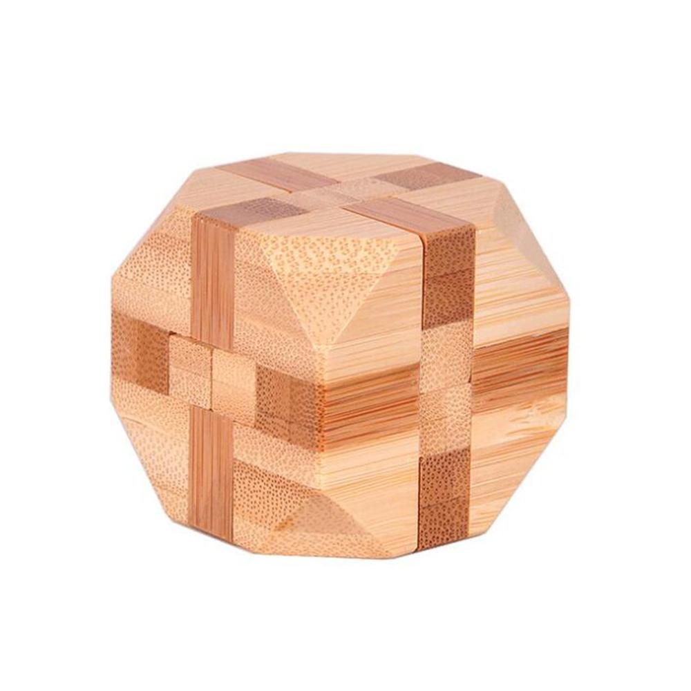 3D Jigsaw Puzzle giocattoli Di Legno Classico Cubo Genius Di Puzzle E il Cervello Occhiolini Puzzle Blocco Giocattolo Educativo Regalo Per I Bambini E Adulti: Tenetodahedron