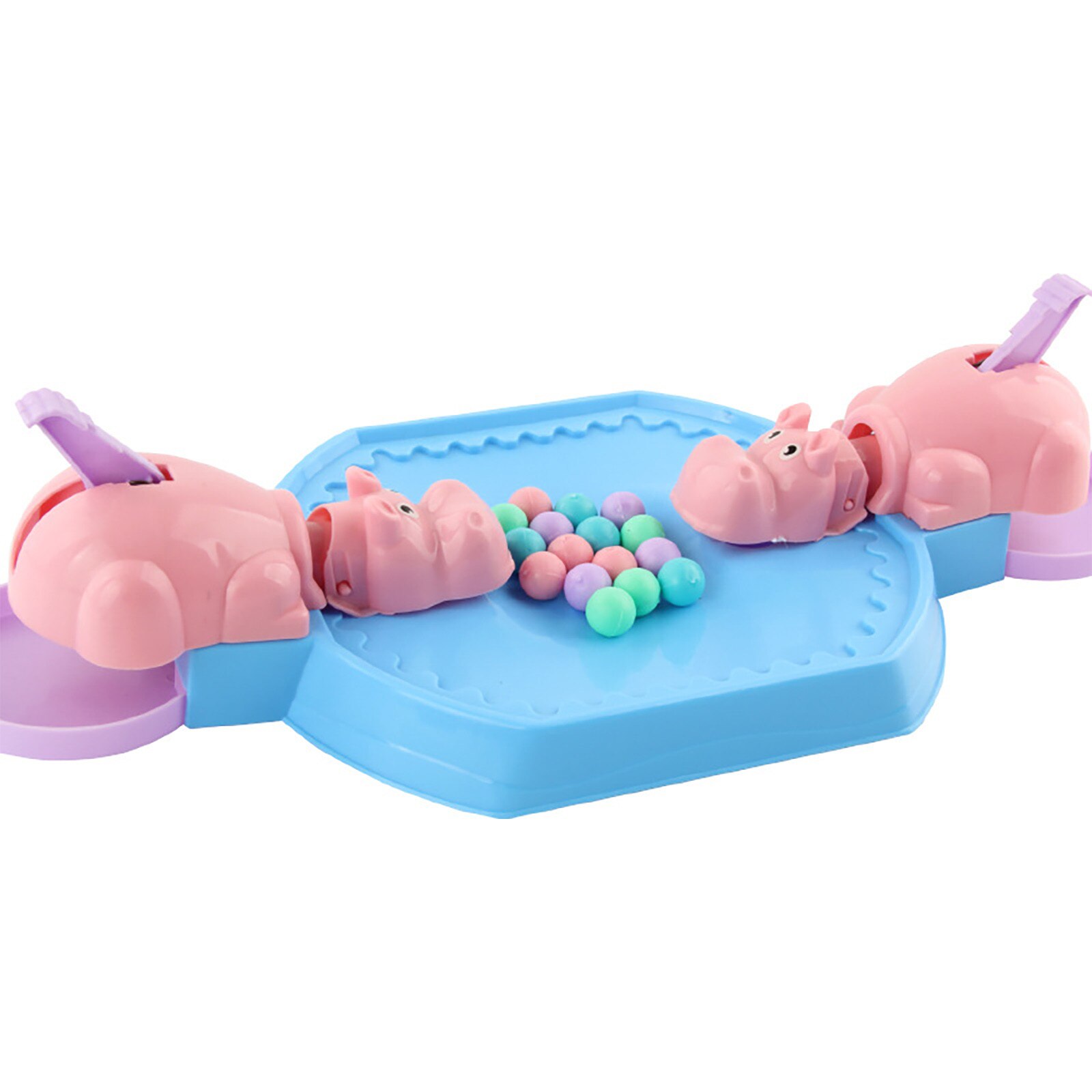 Hippopotamus loves to e at balls, peasy and marbles,2-person educational toy Juguetes novedosos Jouets fantaisie детские игрушки: Default Title