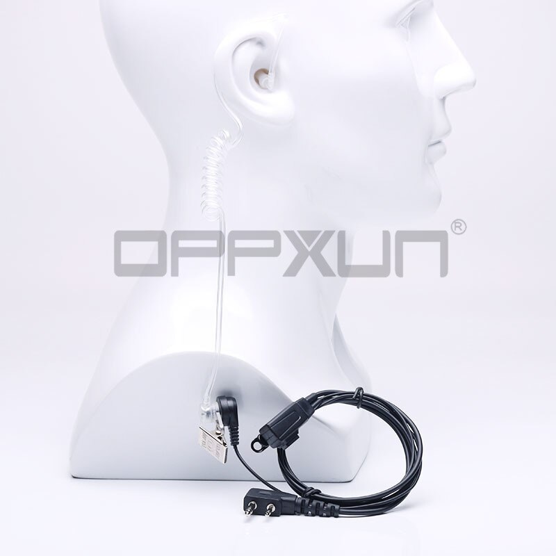 Air Tube Acoustic 2 Pin Headset Earphone for Radio ICOM IC V8 V82 V80 V85 H2 H6 F4G F3GS F11 F3001 F31 F4008 F3021 F43GS 4088A