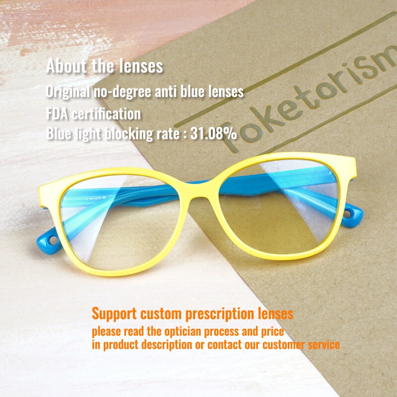 Toketorism children glasses anti blue light game g... – Grandado - Blue Light Glasses For Preventing Nearsightedness In Children