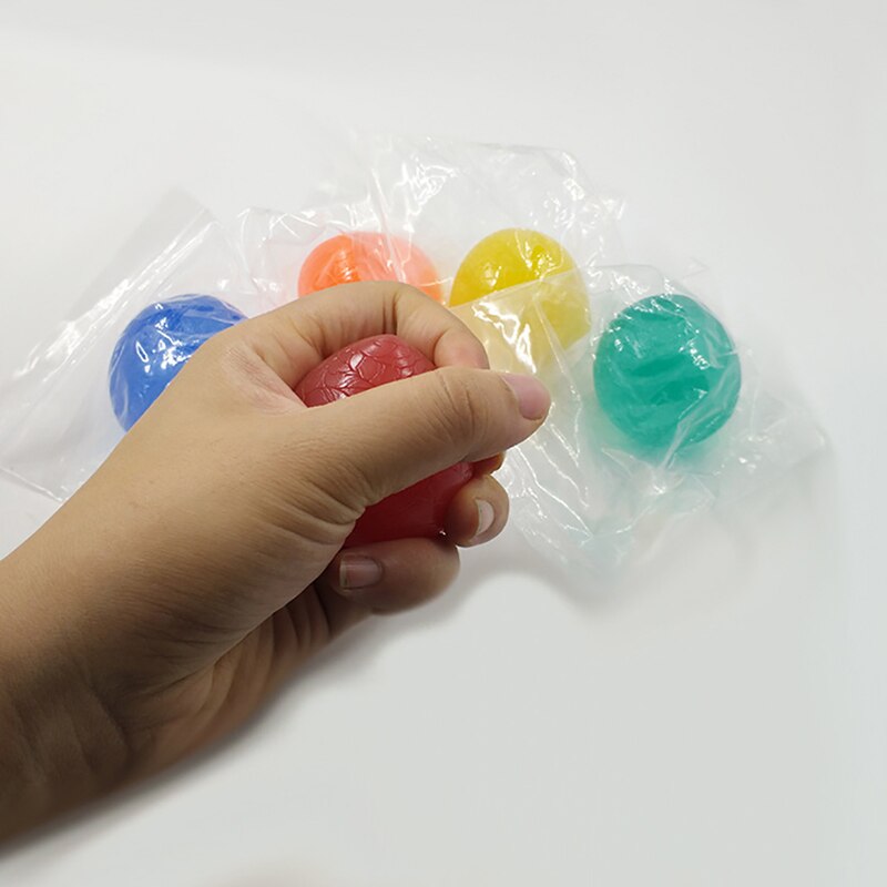 Silica Gel Grip Strength Ball Gym Fitness Finger Heavy Exerciser Strength Muscle Recovery Gripper Trainer Hand Grip Ball