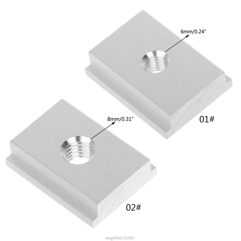 M6 M8 T-slot T-Slider Sliding Nut For Woodworking Tool Slot Fastener Jigs Pressing Plate N17 20