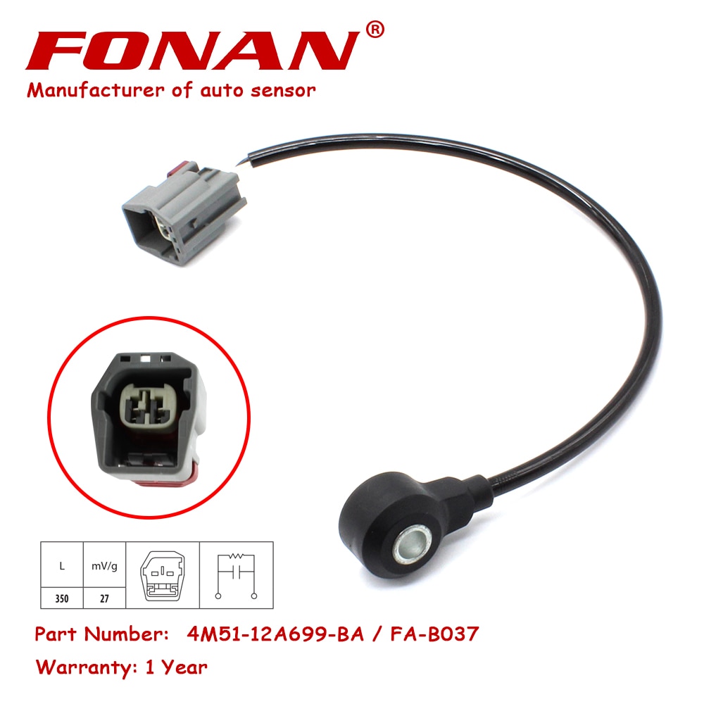 BRAND ENGINE KNOCK KNOCKING DETONATION SENSOR FITS FORD 1.8 TDCI FOCUS MK2 MONDEO MK4