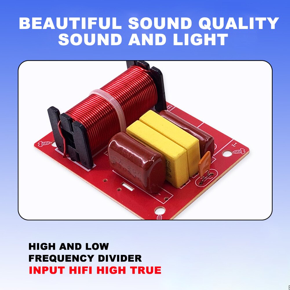 WEAH-234 80W 2 Manier Hi-Fi Audio Treble Bass Speaker Frequentie Divider Home Video Geluid Crossover Filters Apparaat