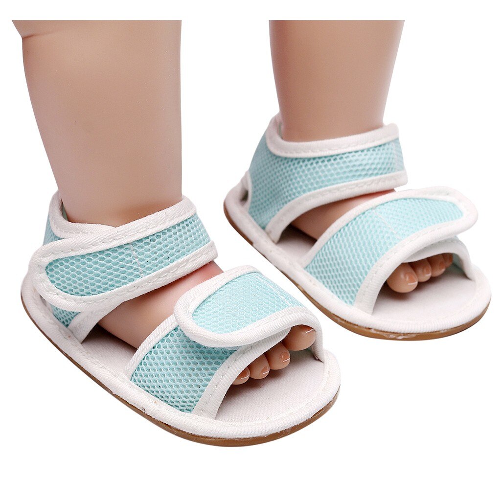 Babyschoenen peuters baby's baby meisjes eerste loopschoenen vrijetijdsschoenen open teen: Blauw / 13