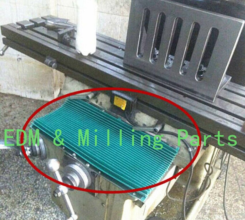 CNC Milling Machine Accordion Way Cover 400*600MM Vertical Mill Rubber Pad For Bridgeport Mill Part