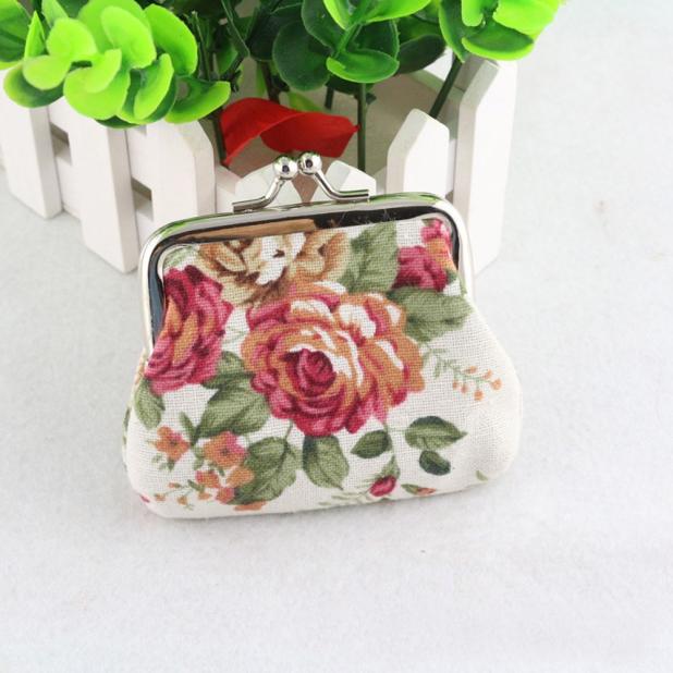 Aelicy Retro Vintage Bloem Portemonnee Portemonnee Effen Kleur Credit Card Case Portemonnee Pakket Kaarthouder Dame Portemonnee Clutch Bags