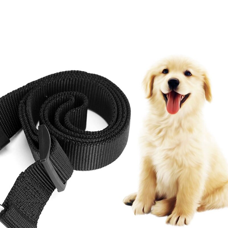 Verstelbare Zwarte Hond Seat Belt Pet Auto Vehical Veiligheid Lash Leads: Default Title