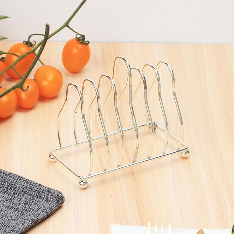 367A Metal Iron Kitchen Dish Plate Storage Holder Multifunctional Pot Cover Drying Rack Home Kitchen Shelf Accessories