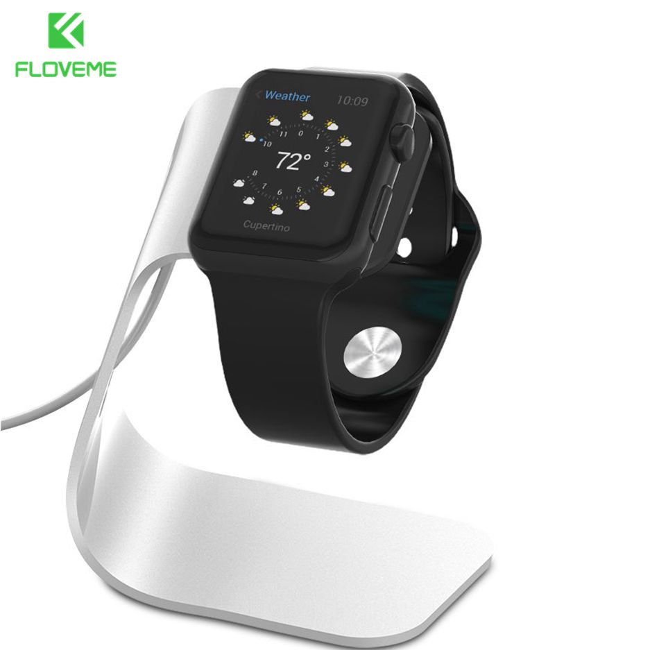 Floveme Metalen Aluminium Oplader Houder Voor Apple Horloge Beugel Opladen Cradle Stand voor Apple Horloge 2 3 Smart Horloge Houder stand