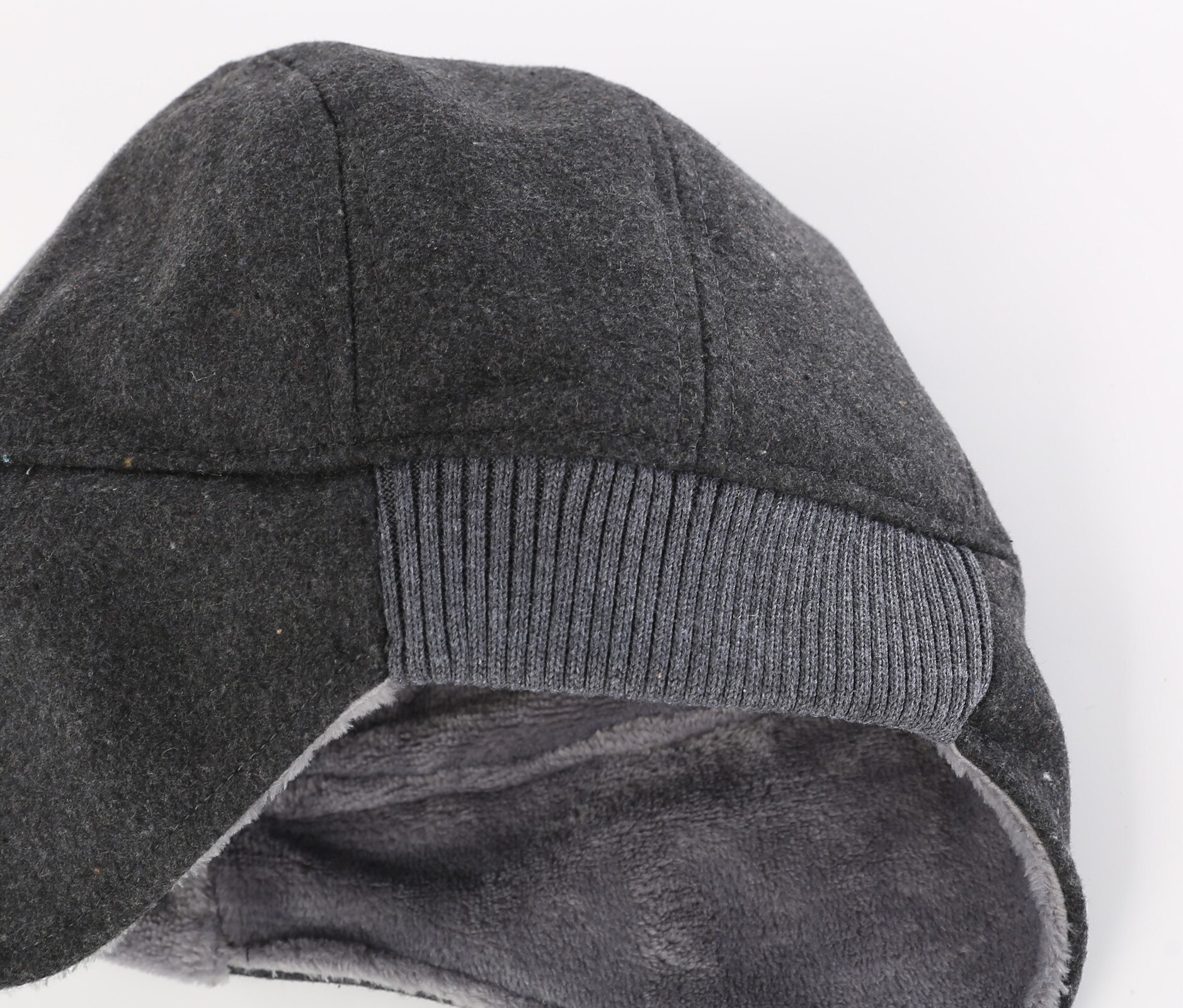 Connectyle herre kvinders vinter varm hat blød fleece foret termisk kranium hue beanie med ørebetræk vinter daglige hat