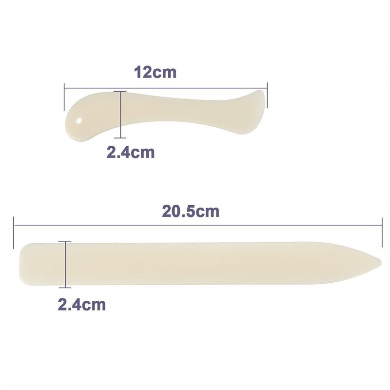 15 Leather Craft Bookbinding Kit Starter Tools Set Bone Folder Paper Creaser, Waxed Thread, Awl, Needles for DIY