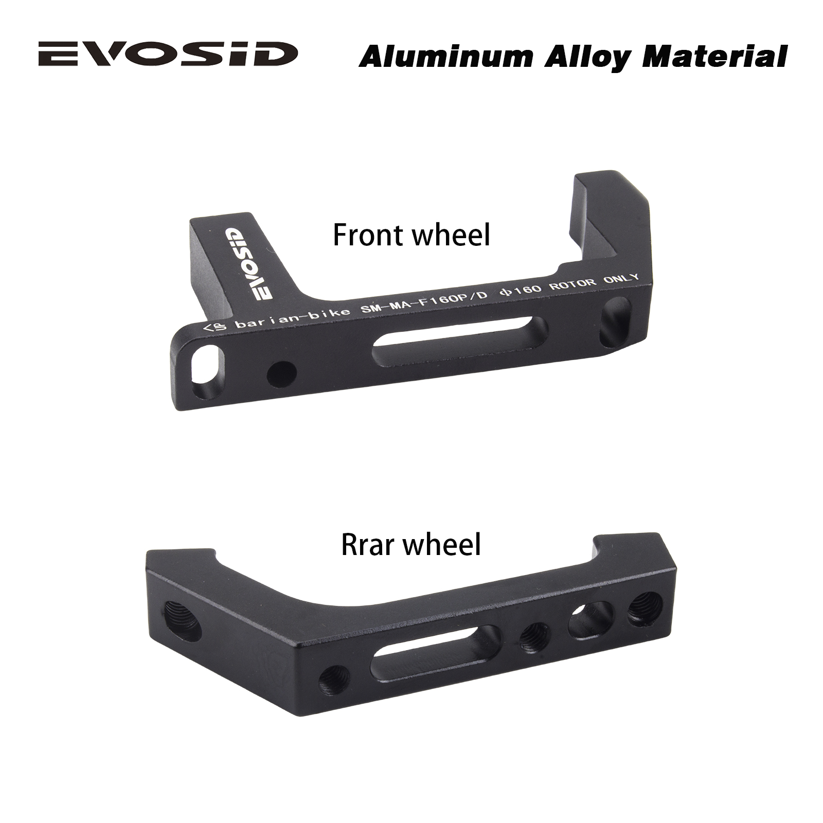 EVOSID Disc Brake Mount Adapter A B Fork Frame Adapter Road Bike Disc Brake Post Mount Caliper Flat Mount Adapter 160mm Rotor