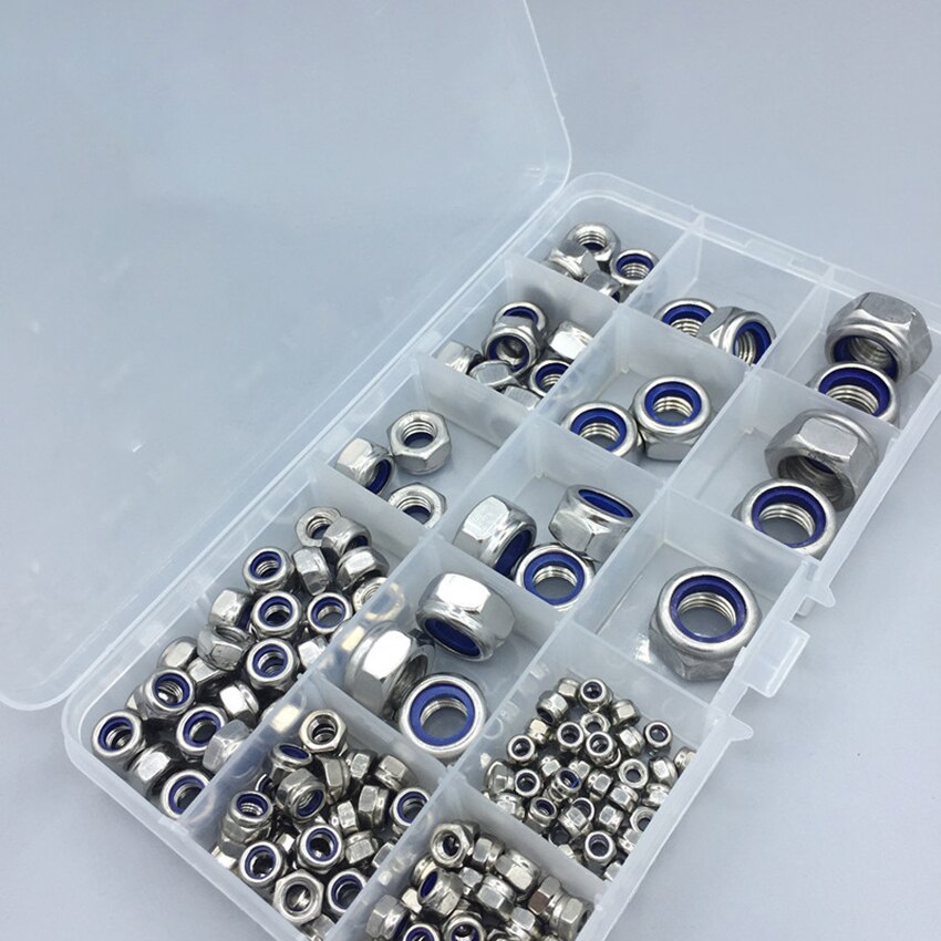 170Pcs/set 304 Stainless Steel Nuts Combination Ki... – Vicedeal
