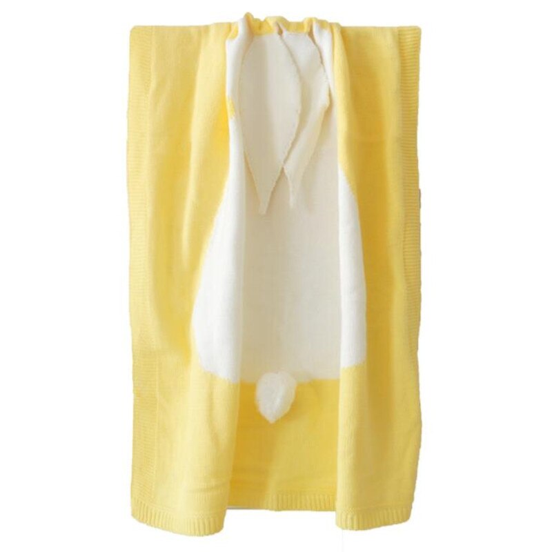 Pasgeborenen Slapen Quilt Deken Baby Speelkleed Konijn Kinderwagen Cover Kinderen Quilt Dutje Student Kids School Dekbed Sofa Dekens: YELLOW
