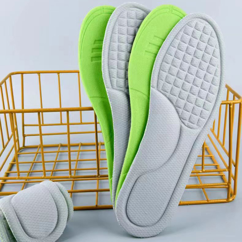 "Inzetstukken van traagschuim, 2-delig, ontgeurend en zweetabsorberend, ideaal voor sport- en hardloopschoenen, voor heren en dames"
