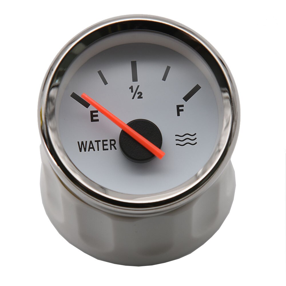 Boot Auto 52MM Wasserstand Messgeräte 0-190ohm Rot Hintergrundbeleuchtung Marine Wasser Tank Ebene Anzeige Meter Wasser Level Sensor 100-550MM